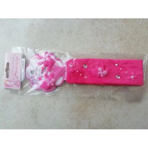 Bandeau Fillette Avec Barrettes Assortis Neuf!