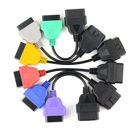 Adaptateur Professionnel Pour Fiatecuscan, Connecteur Obd2, Câble De Diagnostic Pour Fiat Ecu