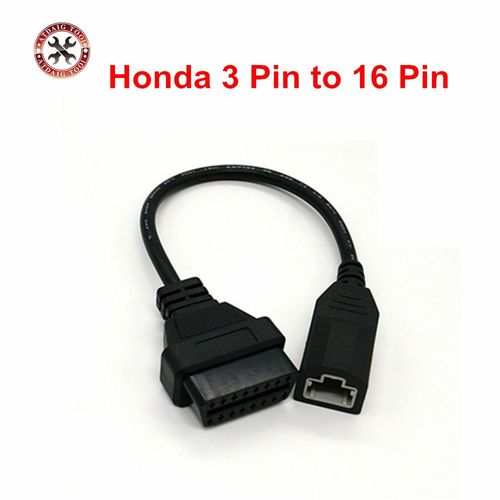 Câble Obd2 Pour Honda, Adaptateur Obd2, Connecteur 3 Broches À 16 Broches, Offre Spéciale, Livraison Gratuite