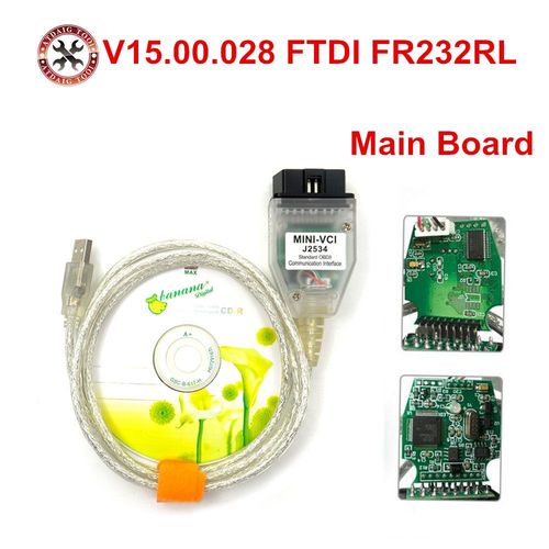 Interface Mini Vci Pour Toyota Tis Techstream J2534, Outil De Diagnostic De Voiture, Prise Obd2, Dernière Version