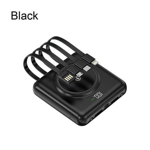 Batterie Externe Portable 20000mah, Chargeur Sans Fil Pour L'extérieur, Pour Iphone 12 Pro Max, Mini Power Bank De Camping