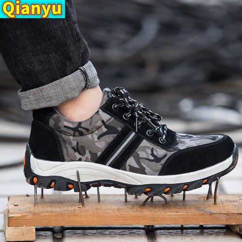 Chaussures De Travail Anti Écrasement Et Anti Perçage Pour L'extérieur, Chaussures De Sécurité Pour Hommes, Bout En Acier, 2021