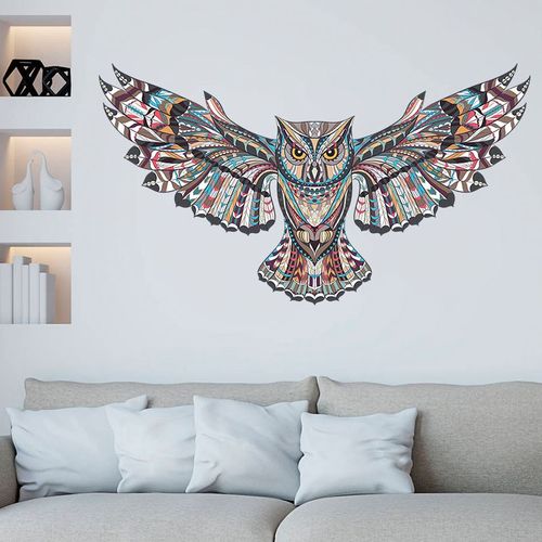 Autocollant mural pour la protection des bébés et des enfants, décoration de la chambre à coucher, autocollant peint, tatouage, aigle, faucon, Art de la maison