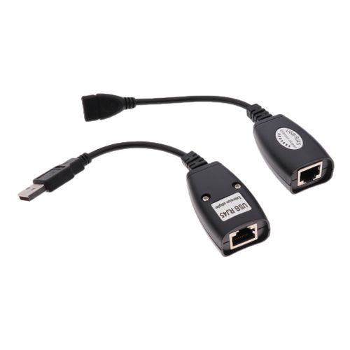 Câble d'extension Ethernet USB 2.0 vers RJ45 Over Cat5/6