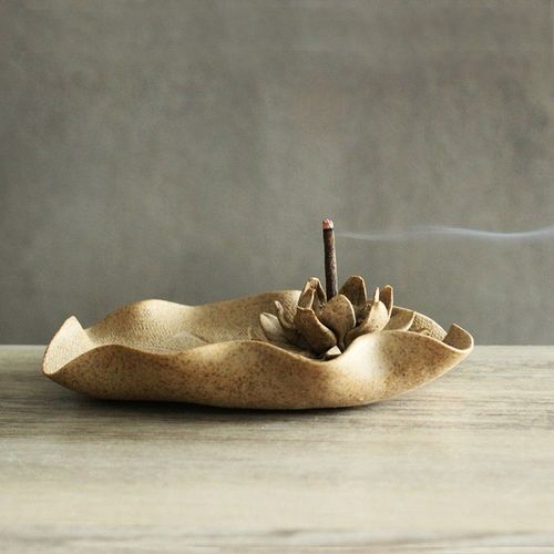 Brûleur d'encens de style chinois, brûleur d'encens antique en bois de santal, diffuseur d'arôme en céramique