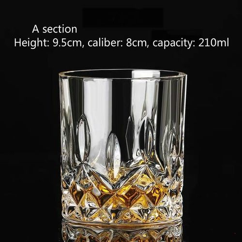 Verre À Whisky Européen En Cristal, Verre À Vin Occidental Créatif, Verre À Vin Esprit, Verre À Bière En Diamant