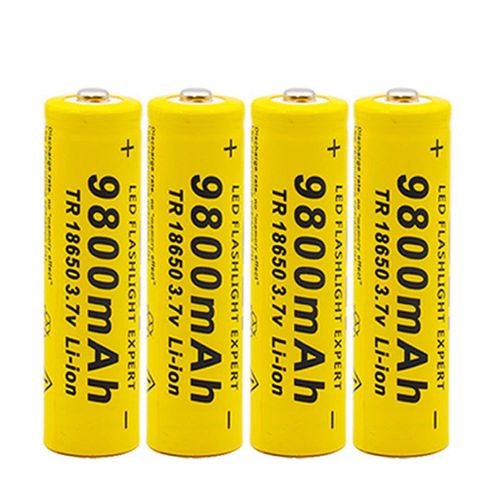 Batterie lithium ion rechargeable 2021, 18650 mah, 9800 V, pour lampe de poche ou équipement électronique, nouveauté 3.7