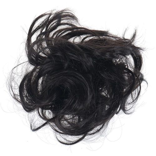 Extensions De Cheveux Pour Femmes, 1 Pièce, Nouveau, Populaire, Bricolage, Style Donut, Naturel, Faux Chouchou, Frange 