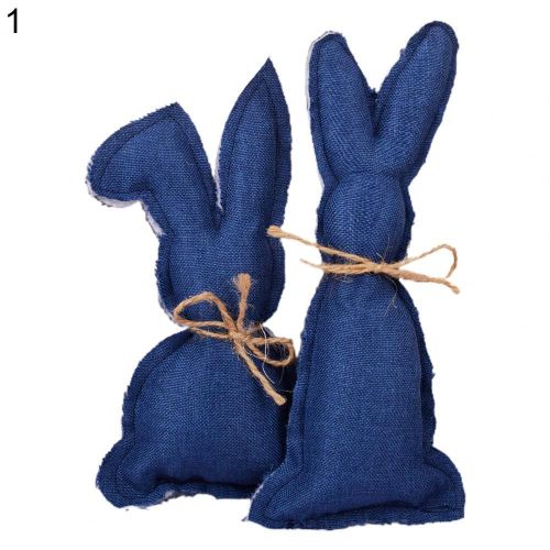 Jouet En Tissu Attrayant, Style Animal, Mignon, Difficile À Décolorer, En Forme De Lapin, Décor Artistique, 2 Pièces