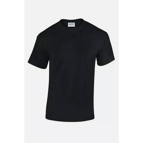 T Shirt Noir Uni Gildan Taille M