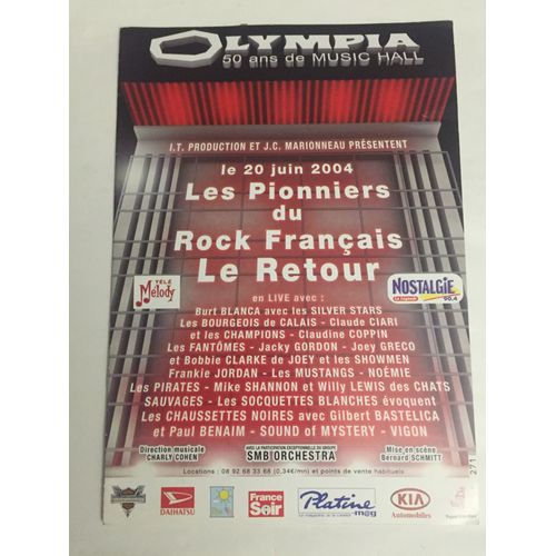 Les Pionniers Du Rock Français Le Retour Le 20 Juin 2004 Olympia