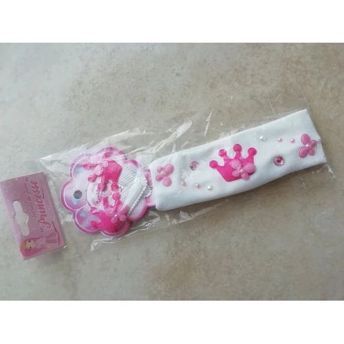 Bandeau Fillette Avec Barrettes Assortis Neuf!