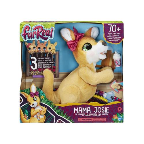 Furreal Friends Peluche Interactive Maman Josie Le Kangourou - Version Française