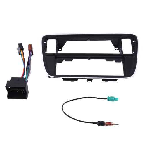 Antenne De Harnais Kit Tableau Bord Voiture Simple Din Pour Up Citigo Seat Mii 2012+ Frame Radio Panel Fascia Plate
