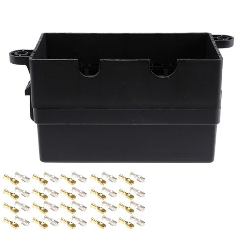 Boîte De Porte-Fusible Une Lame 12 Voies Avec Cosses Pour Remorque Camion Voiture Et Bateau