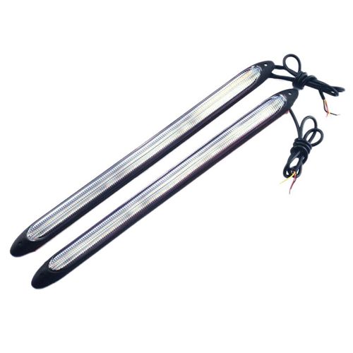 2x Universel Led Feux De Jour Blanc Drl Conduite Les Clignotants Antibrouillard 12v