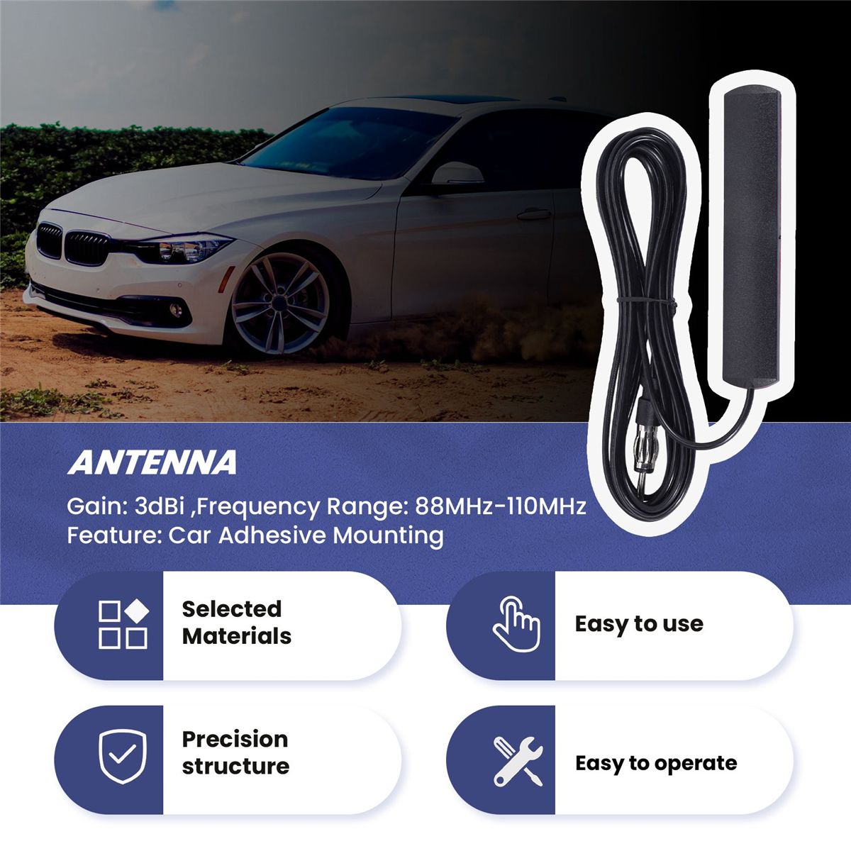 Universelle Stro Voiture Modulation De Frquence Diple Ra... - 6
