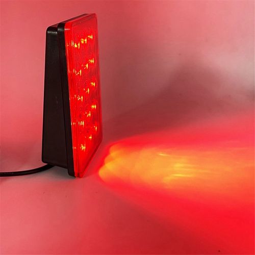 Feu De Frein Voiture À Led 15led F1 Style Universal Shell Veilleuse Aileron Arrière Stop Coque Rouge