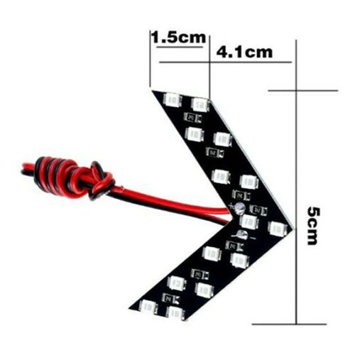2 Pièces Séries Universel 14-Smd Voiture Côté Rétroviseur Miroir Clignotants Led Lumières Clignotant Rénovation Jaune Lumière