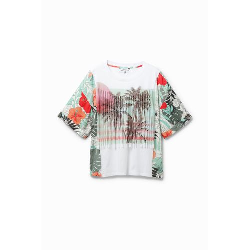 T-Shirt Hawaïen À Franges