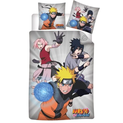 Naruto Shippuden - Trio - Parure De Lit 140x200cm - '100% Polyester'