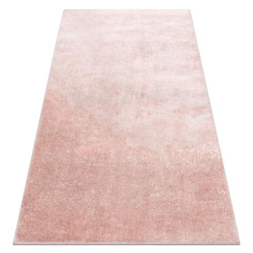 160x220 Cm Tapis Visco Rose 8 Peluche, Imitation Fourrure De Lapin