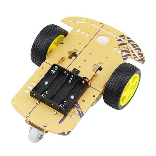 Bricolage Smart Robot voiture châssis acrylique conseil vitesse encodeur batterie boîte pneus motoréducteur pour Raspberry Pi 3 apprentissage