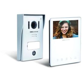 Interphone vidéo filaire, coloris blanc - VisioKit 4.3 - SCS