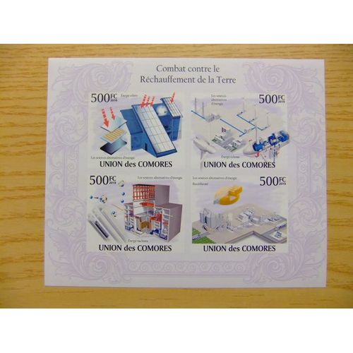 56 Comores 2009 / Lucha Contra El Calentamiento Climatico / Yvert Bloc 254 ** Mnh