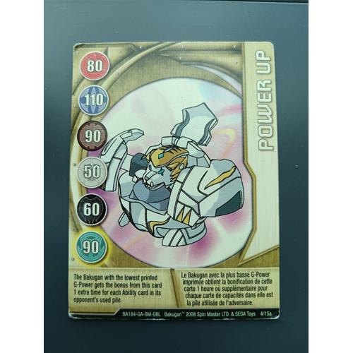 Bakugan Battle Brawlers | Power Up | Metal Card | 4/15a