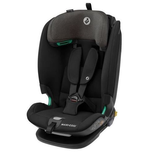 Maxi-Cosi Titan Plus I-Size Authentic Black - Siège-Auto Iso Fix Pour Enfant Groupe 1/2/3 - Noir