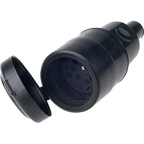 Bachmann Coupleur Caoutchouc Français Ip44, Noir