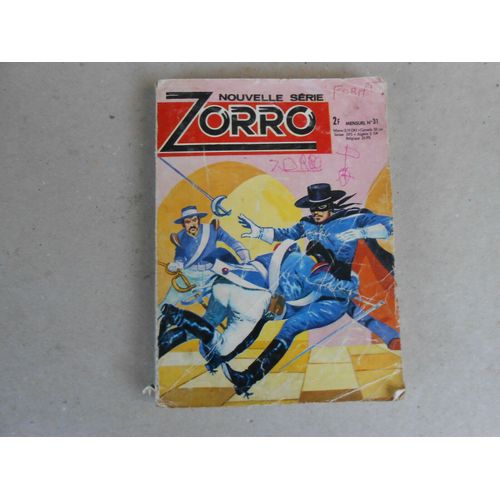 Bd - Zorro Mensuel N° 31 - 1970