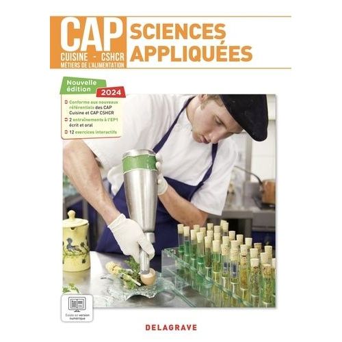 Sciences Appliquées 1re Et 2e Années Cap Cuisine - Cshcr, Métiers De L?Alimentation