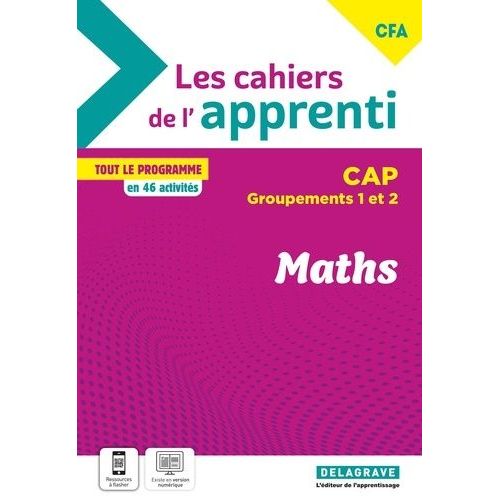 Maths Cap Groupements 1 Et 2 Les Cahiers De L'apprenti