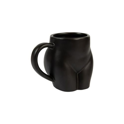 Tasse Humoristique En Forme De Cul. Tasse Orginal. Capacité: 320 Ml 14 X 10,5 X 8 Cm. Matériau: Porcelaine Noire - Fisura