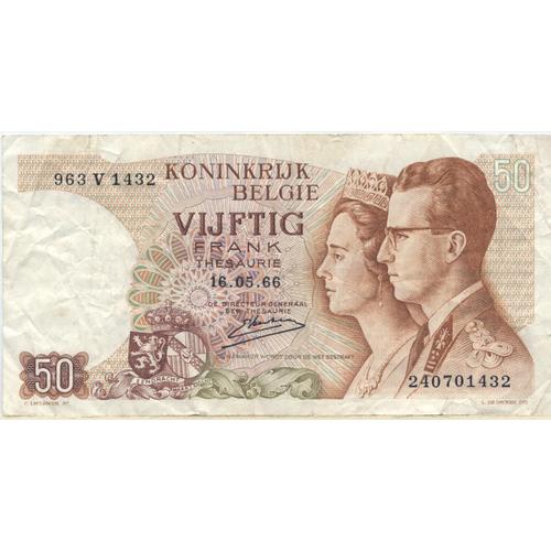 Belgique - 50 Francs -1966