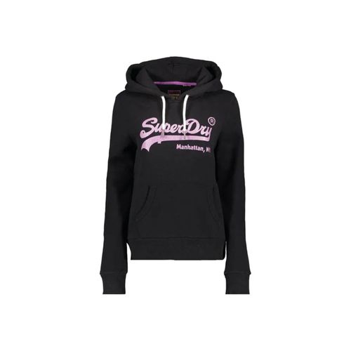 Sweat Superdry Vintage Femme Noir