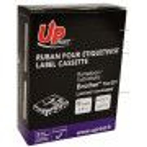 BR221UPP UP-BROTHER P TOUCH TZe 221 LAMINATED TAPE CASSETTE COMP-BLACK ON WHITE