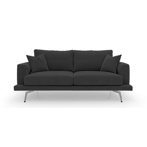 Canapé Tissu Logan 2 Places Max 198 Cm Noir