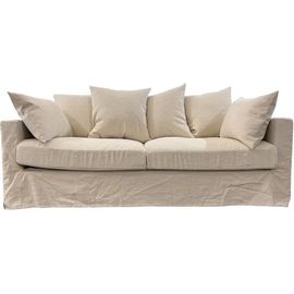 Salon Tissu Boheme 4 Places 197cm - Coloris Beige