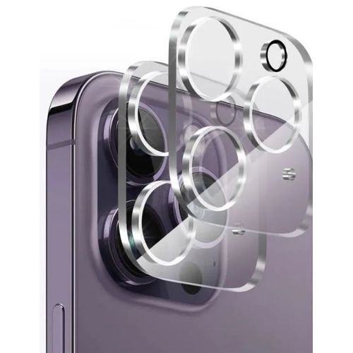 Hqselection ® Lot De 2 Protection Objectif Caméra Arrière En Verre Trempé Pour Iphone 14 Pro Max, Film En Verre Trempé 9h, Ultra Hd, Anti-Rayures