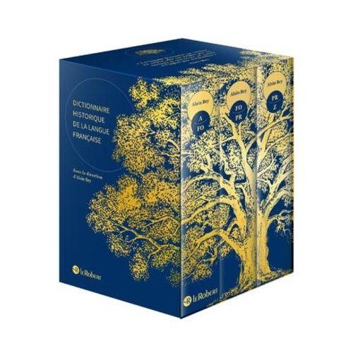 Dictionnaire Historique De La Langue Française - Coffret En 3 Volume, Bleu