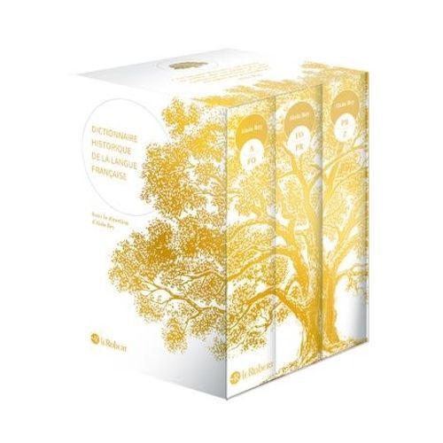 Dictionnaire Historique De La Langue Française - Coffret En 3 Volumes, Blanc