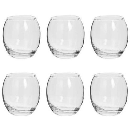 Lot De 6 Gobelets Bas "Cesari'eau" 40cl Transparent