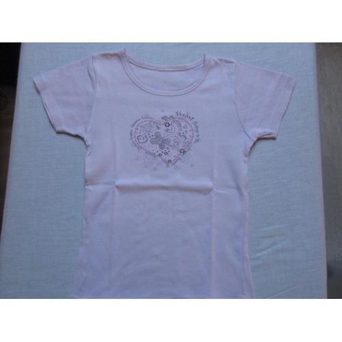 T-Shirt Rose, 6 Ans