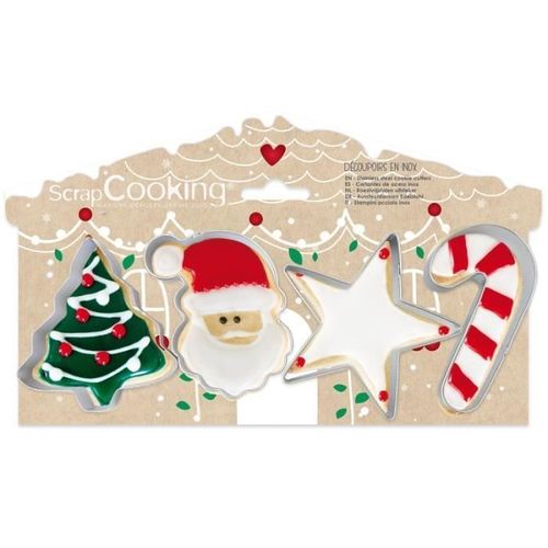 Emportes-Pièces - Noël - 4 Pcs