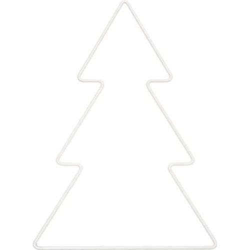 Sapin en métal 'Rico Design' Blanc 20 cm x 14.5 cm