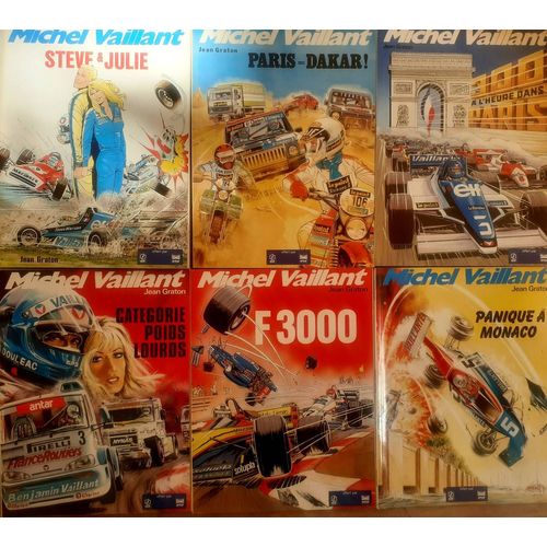 Michel Vaillant - Lot 6 Bd Brochées  Elf Antar