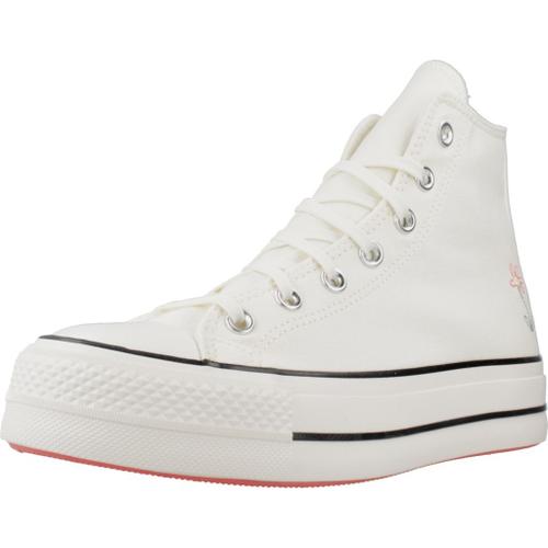 Converse Chuck Taylor All Star Lift Platform Little Flowers Colour Blanc